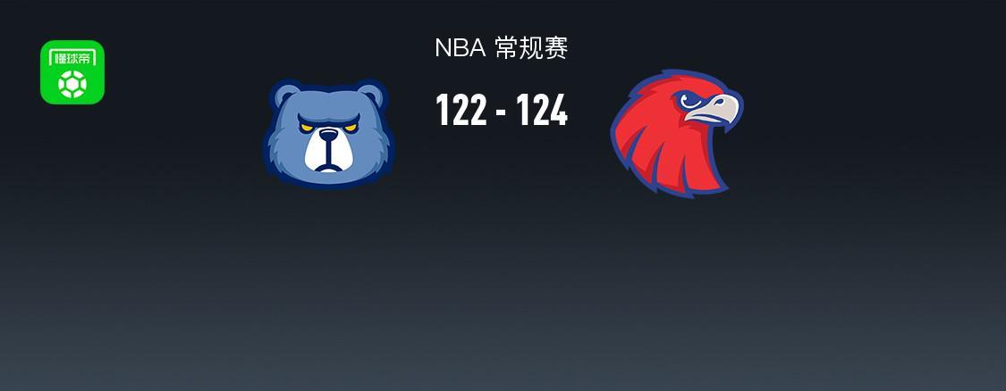 在线直播-NBA战报：老鹰124-122险胜灰熊，杰伦-约翰逊32+15+8